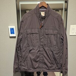 Relwen Men's Xxl Lightweight Gray Sailcloth Jacket